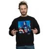 Marvel Mens Captain America Art Sweatshirt