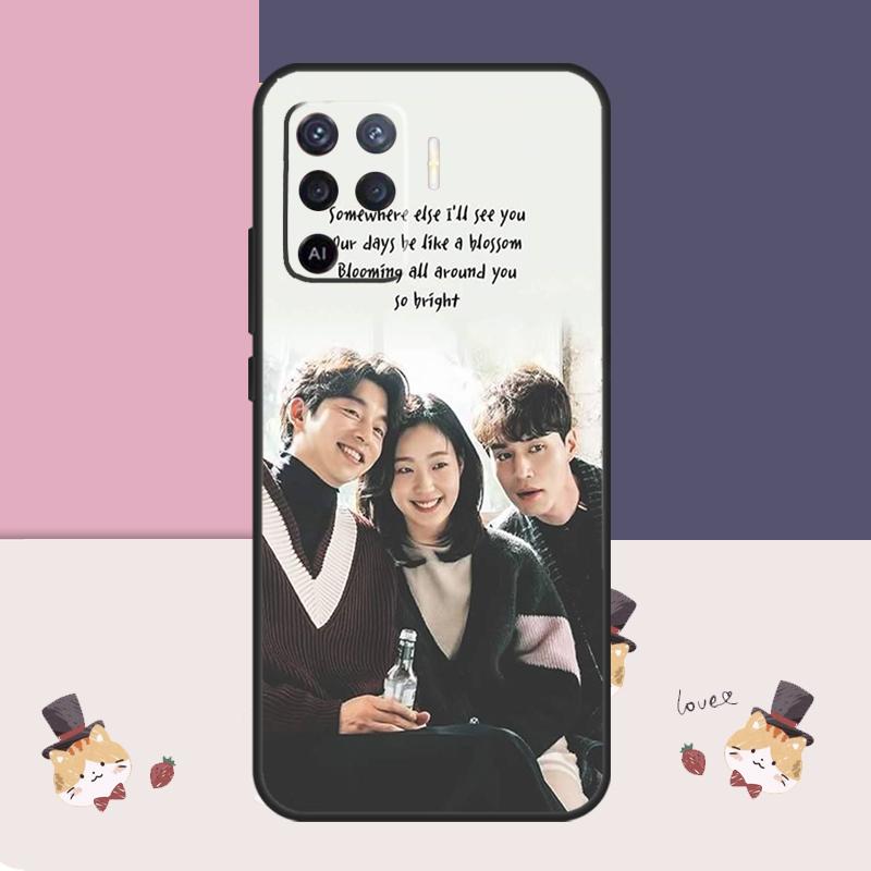Кейс для телефона Oppo A94 A74 A54 A18 A38 A58 A78 A98 A80 A60 A40 A96 A76 A16 A15 A17 A57 A77 A5 Pro с изображением Gong Yoo из корейской дорамы "Гоблин"