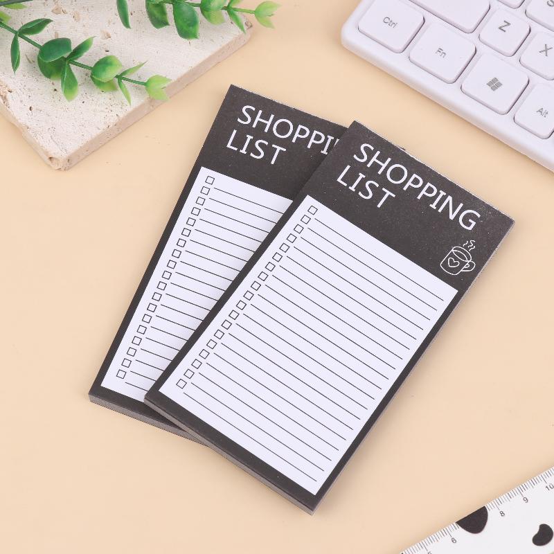 Магнитный блокнот для заметок Доска для сообщений на холодильник Портативный отрывной блокнот Планировщик заметок Список покупок Для дома офиса школы