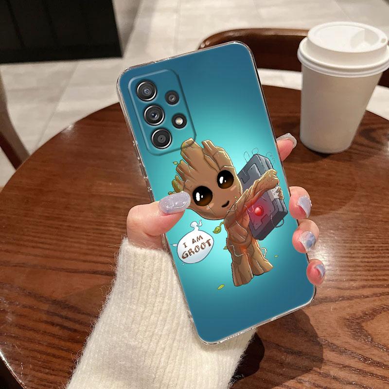 Чехол Marvel с изображением Мстителей для Samsung Galaxy A57 A37 A56 5G A36 A55 A54 A35 A26 A07 A17 A16 A06 A36 A15 Человек-паук Железный человек