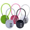 3-Digit Cable Luggage Locks Multifunctional Re-Settable Combination Padlocks Backpack Suitcase Code Locks for School Office
