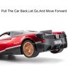 Новый 1:32 Pagani Supercar литой металлический сплав модель автомобиля библиотека статические звуковые и световые украшения подарок на день рождения для парня