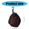 Drawstring Back Bag for Basketball Volleyball Storage, Single Football Bag Mesh Basketball Bag with Zippers Pocket