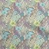 oneOone Cotton Flex Dusty Teal Green Fabric Tropical Flamingo Sewing Fabric By The Yard Printed Diy Clothing Sewing Supplies 40 Inch