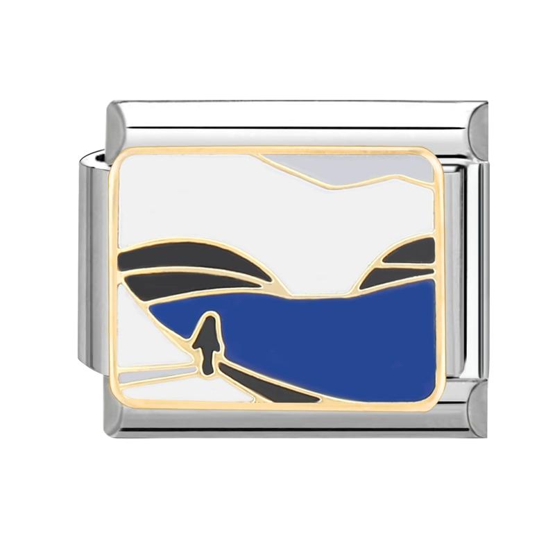 Синий Клетчатый Бабочка Дьявольские Глаза Цветы Кошка Сердце Итальянские Шармы Звенья Подходят для Браслета из Нержавеющей Стали 9 мм Женщины DIY Изготовление Подарки