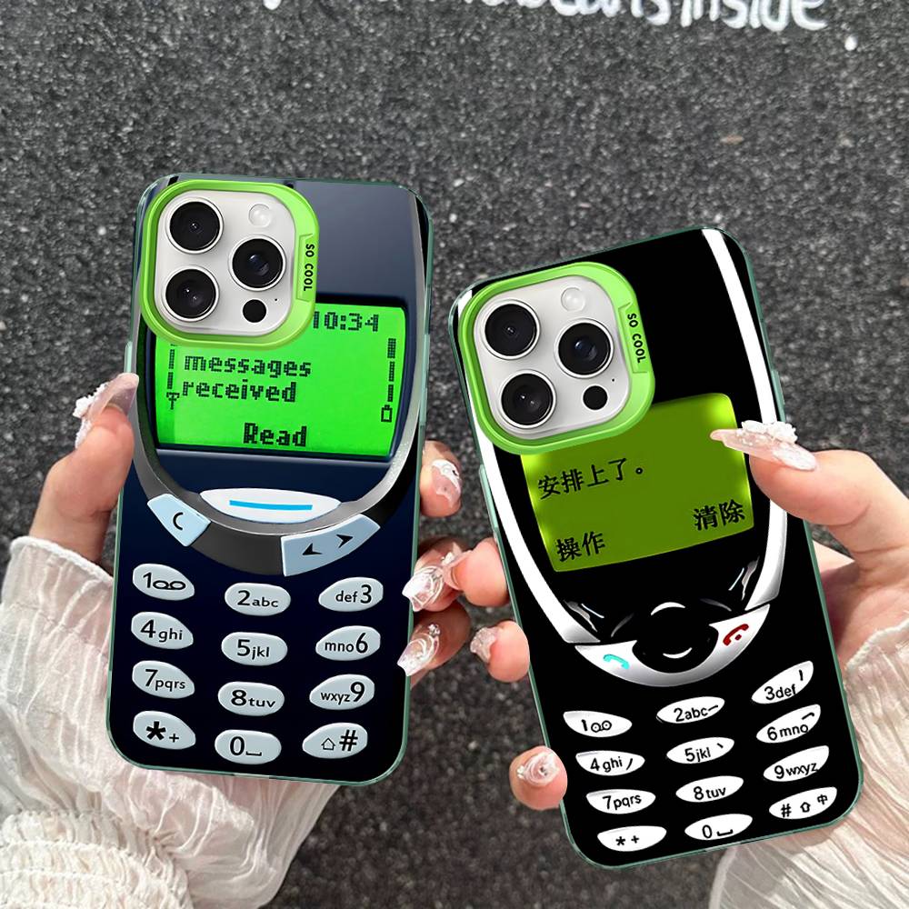 Крутая чехол-Nokiaes для телефона iPhone 17 16 15 14 13 12 11 Pro Max Цвет Черный Матовый Чехол