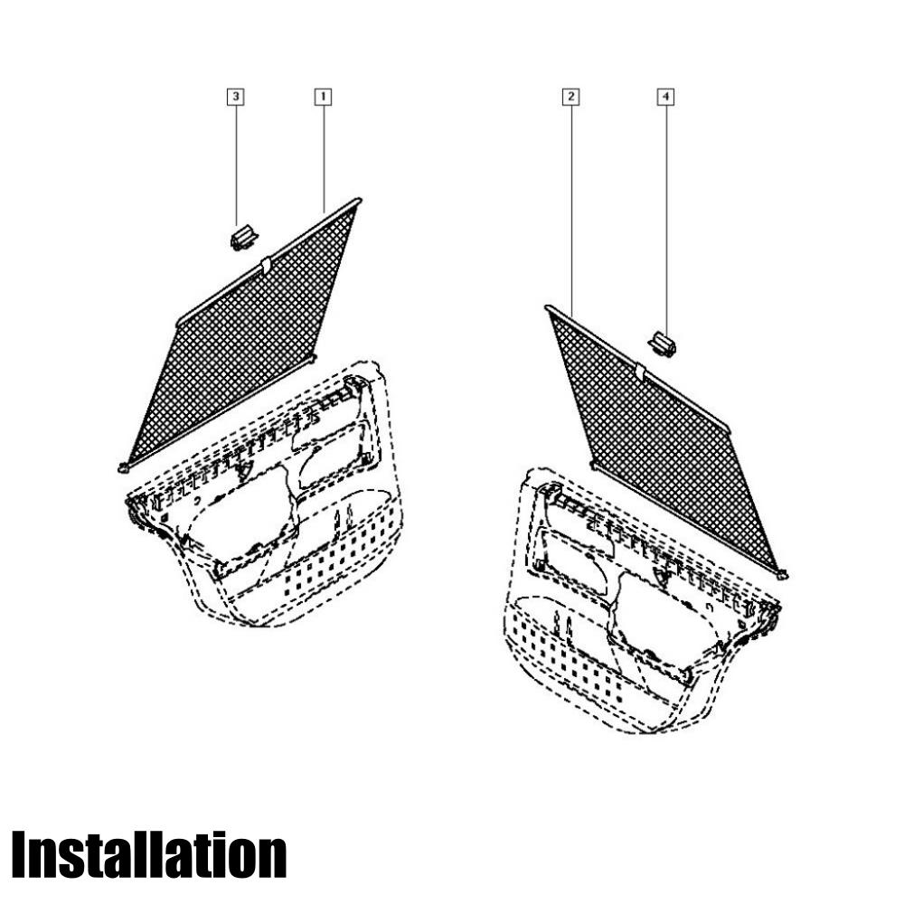 Зажим для шторы задней двери 1-2 шт. для Renault Fluence для Laguna для Megane 2-3 для Scenic 8200163859