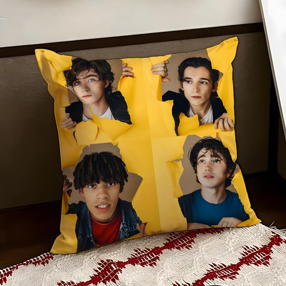 IInhaler Band Cushion Cover Reversible Soft Durable Pillow Cover Home  Car MultiScene Use for Daily Comfort