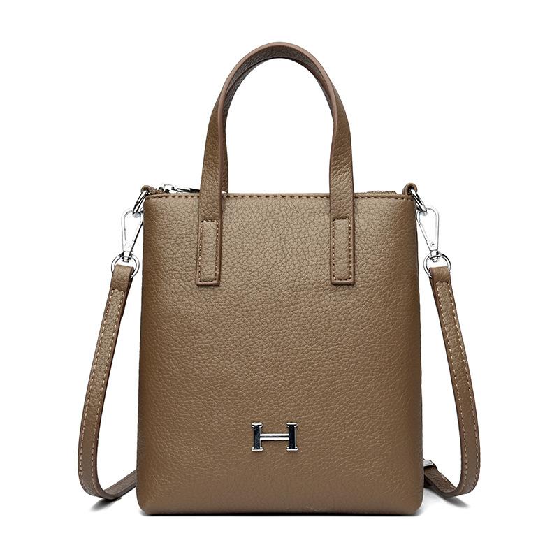 Single-shoulder Bag Large-capacity Women's Bucket Bag Detachable Shoulder Strap Retro Handbag