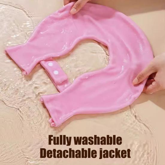 1400 мл U-образная грелка для горячей воды для облегчения боли в шее и плечах, герметичный ПВХ мешок для горячей воды