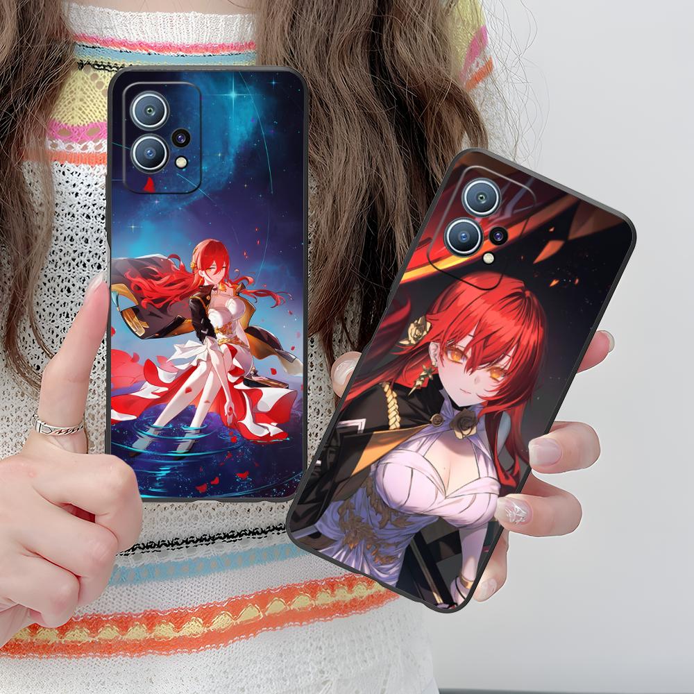 HSR Himeko Matte TPU Mobile Phone Case for Huawei P60 P50 P40 P30 P20 P10 P9 P8 Pro Lite Plus Colorful Printing Cover