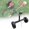 Lawn Mower Support Wheel Grass Trimmer Adjustable Support Wheel Attachment Garden Mower Cutter Power Tool Support Wheel