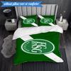 3PCS Saint Gall Green And White Heritage Bedding Set 2D Printing (Includes 1 Duvet Cover + 2 Pillowcases Coreless), Bedroom decor,Fan gift
