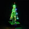 Red Green Yellow LED 3D LED Christmas Tree Kit Christmas Tree Flashing LED PCB  DIY Projects