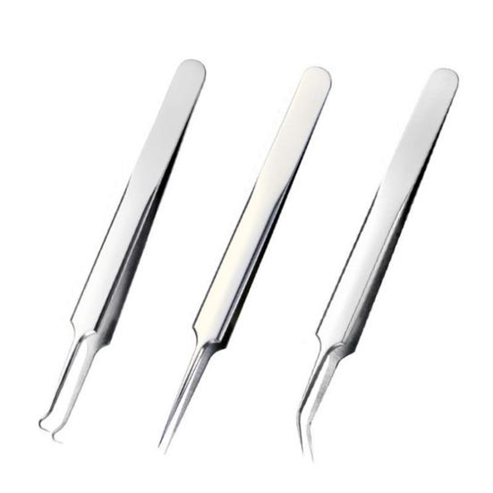 Инструмент для удаления угрей из нержавеющей стали, прыщей, прыщей, пятен, комедонов