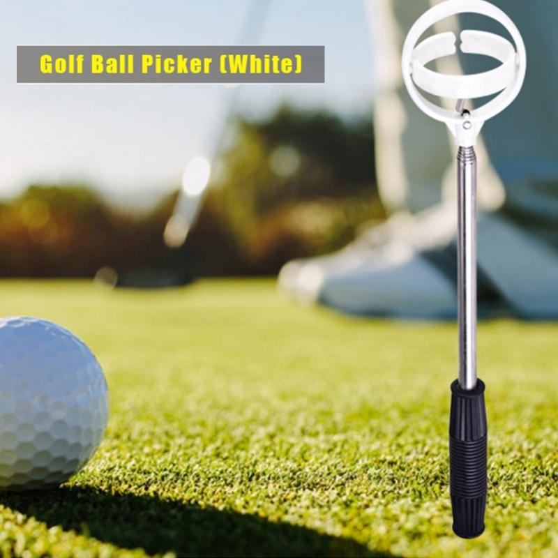 Practical Golf Picker Telescopic Antenna Ball Pick Up Tool Device Retriever Scoop