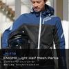 KOMINE 2025 Model Enigma Light Half Mesh Parka for CE Certified Protective Size L JK-179 Motorcycles, Spring/Summer, Mesh, Black,