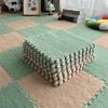 Yousheng Plush Puzzle Carpet Interlocking Floor Mat DIY Non-Slip Carpet Tiles Baby Playmat for Living Rooms Bedroom Playroom Children's Rooms