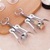 1PC Portable Stainless Steel Red Wine Opener Wing Type Metal Corkscrew Bottle Openers Corkscrews Wine Cork Remover