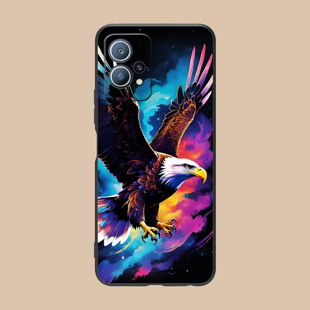 Чехол для мобильного телефона с изображением белоголового орла для Huawei P60 P50 P40 P30 P20 P10 P9 P8 Pro Lite Plus Цветная печать Защитный Красивый