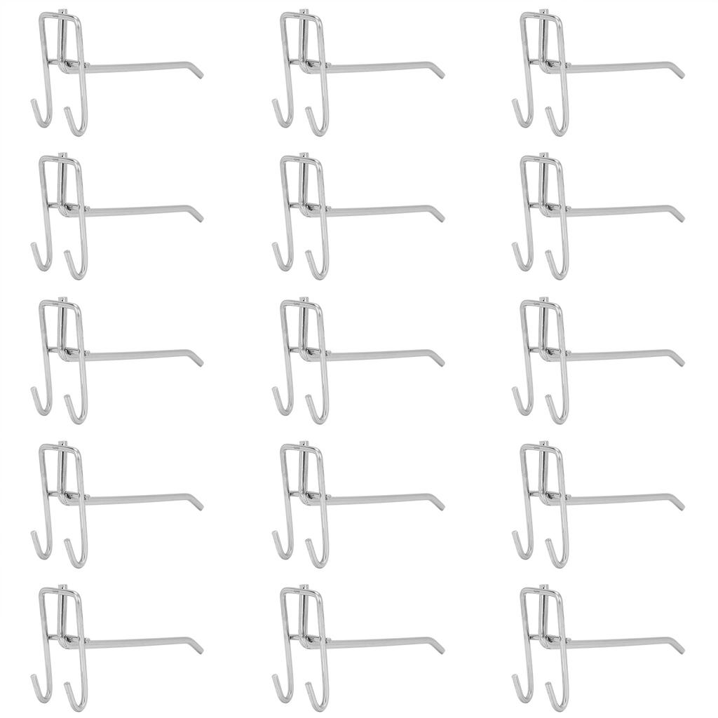 30 шт. Крючок для полки из железной сетки для супермаркета, крючок для полки для ювелирных изделий, толщина 3,5 мм, 15 см / 5,9 дюйма