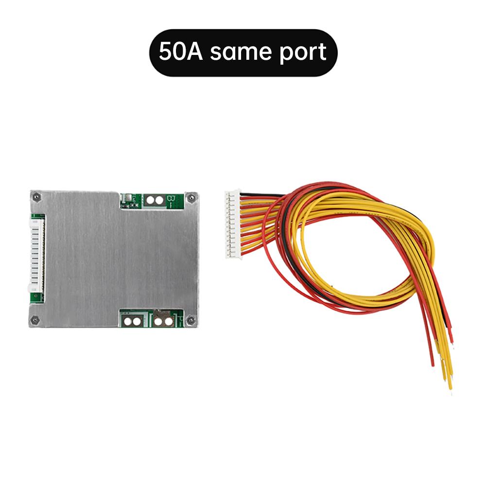 10S 36V/13S 48V BMS тот же порт/разделенный порт сбалансированный литиевый модуль защиты аккумулятора плата защиты аккумулятора электромобиля