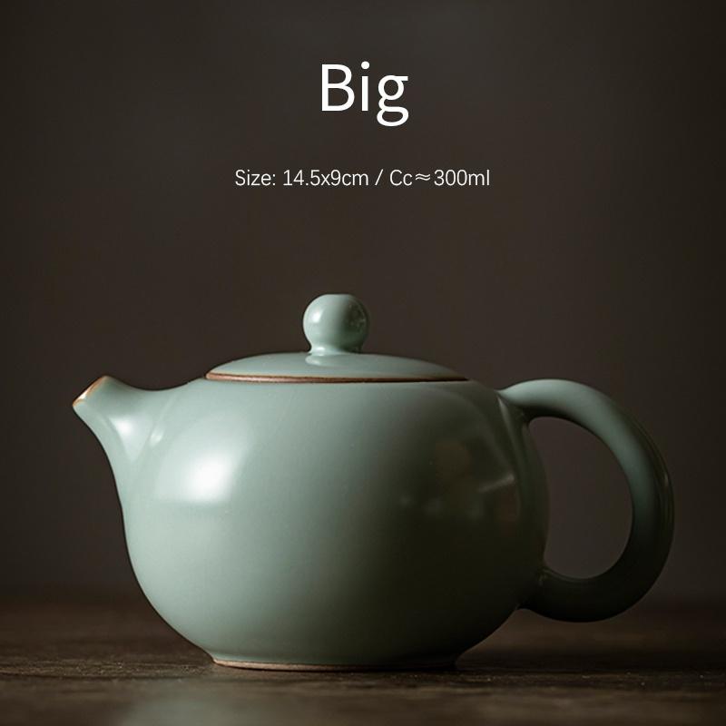 Ручной керамический чайник с кракелюрной глазурью, набор для чая кунг-фу