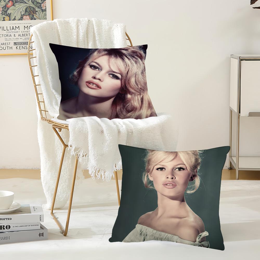BBrigitte BBardotS Pillow Case Suitable For Bedrooms Living Rooms Cars Home Decoration