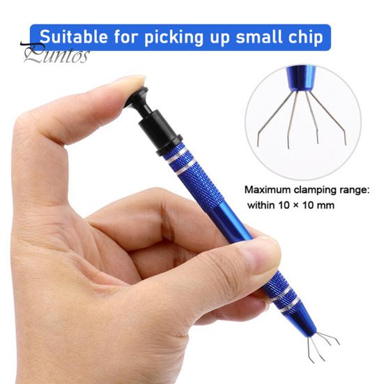 Инструмент для захвата шариков для ювелирных изделий. Пинцет с 4 когтями для захвата стружки. Выдвижной захват из нержавеющей стали для жемчужных чипов IC. Винты, гайки, мелкие детали, электроника.