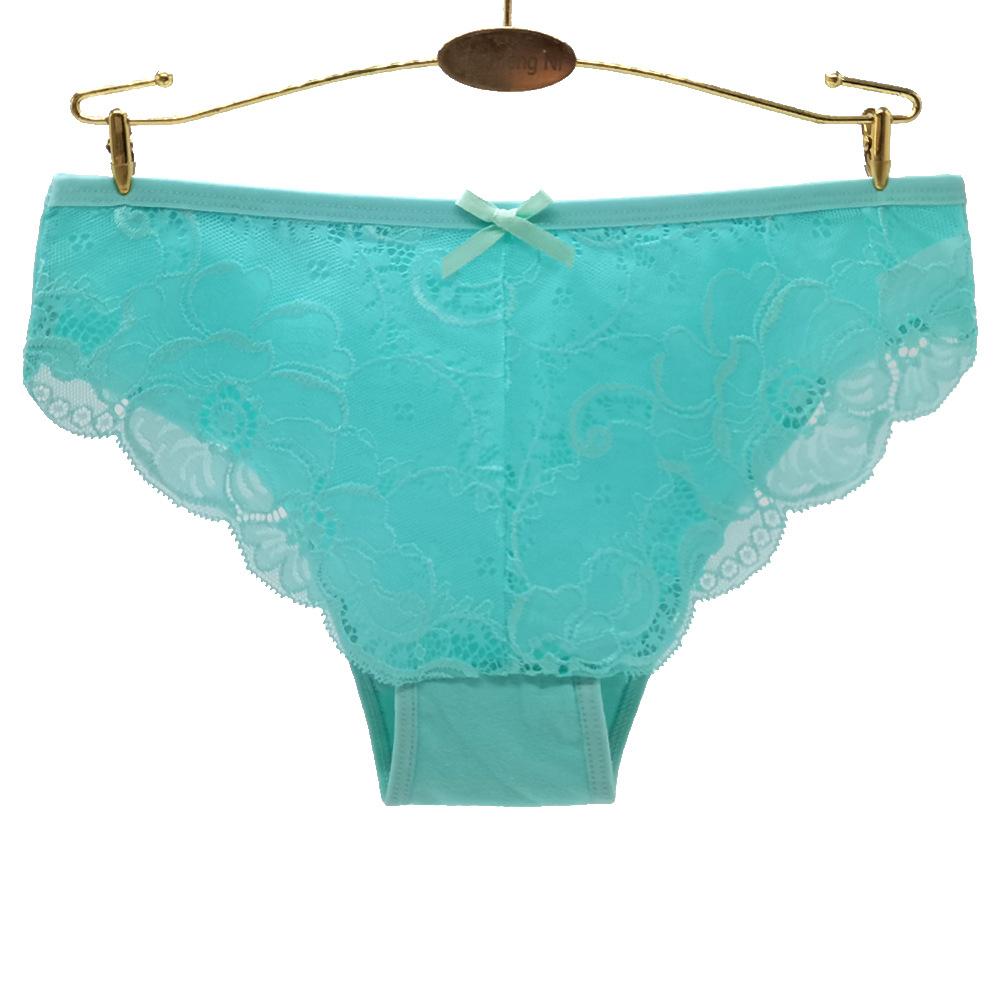 Хлопковые женские трусы, сексуальные кружевные лоскутные трусики, женское нижнее белье, нижнее белье, 6 шт./компл.