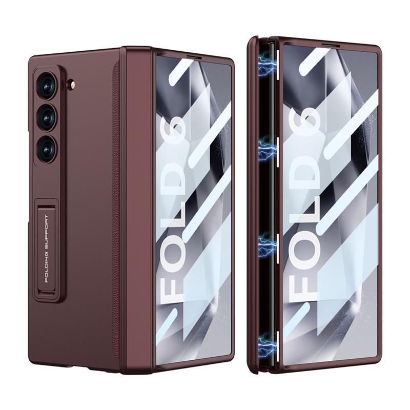 Магнитный чехол-книжка 360° со встроенной рамкой для экрана для Samsung Galaxy Z Fold 7 6 5 4 3 5G, противоударный чехол