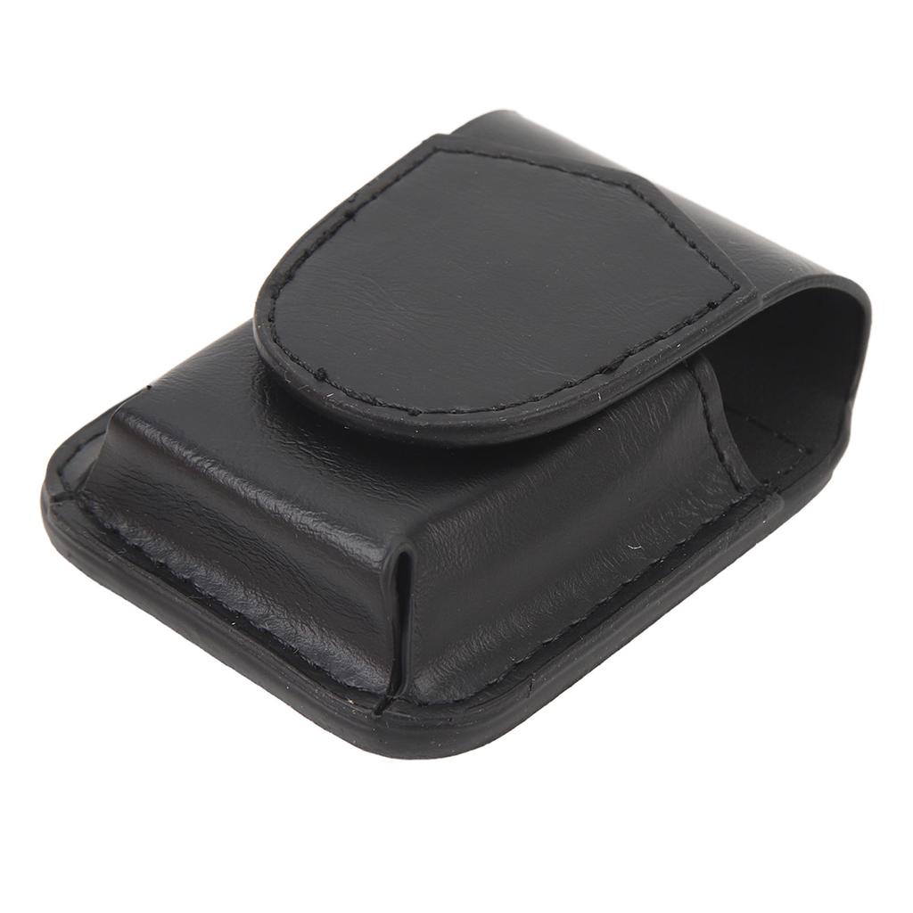 Чехол для зажигалки с поясным ремнем Держатель из ПУ Противоударный Мягкая подкладка Магнитная застежка Поясной чехол для зажигалки для улицы