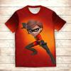 The Incredibles Family Members 3d Graphic Printed Short Sleeved Cosplay Clothing Fan Gift Tee Summer Adult Children'S T-Shirt