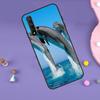 Животное Дельфин Для Huawei Nova Y61 Y60 Y70 Y72 Y73 Y90 Y91 9 10 SE 7i 8i 11i 12i P30 P40 Lite P60 Pro Чехол