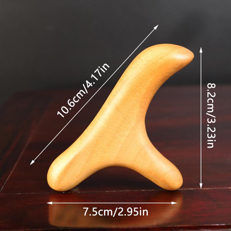 1PCS Neck Foot Sandalwood Trigger Point Massage Gua Sha Tools Home Gym Professional Therapy Massage Tool For Back Leg Hand Face