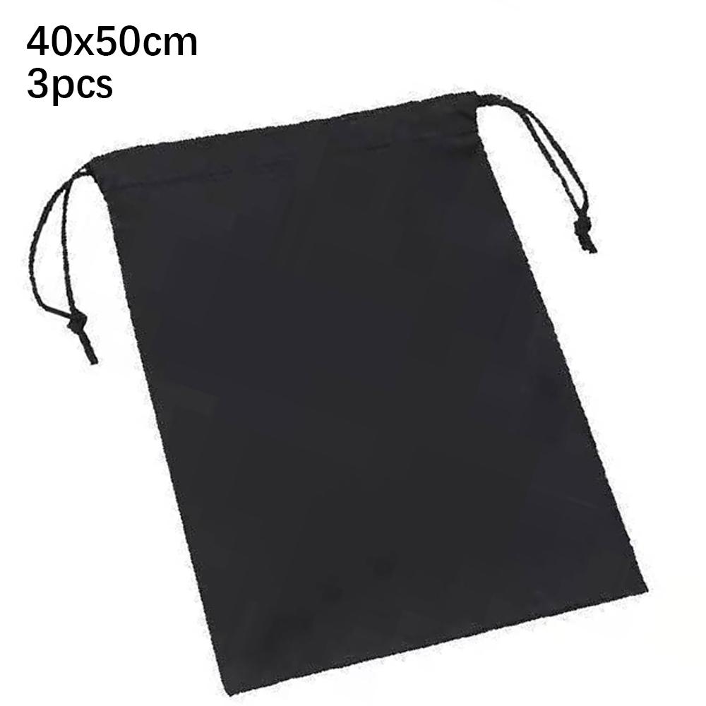 Sacs de rangement en Nylon, sac d'emballage à cordon, housse anti-poussière robuste, poignée en corde Flexible, sac d'organisati