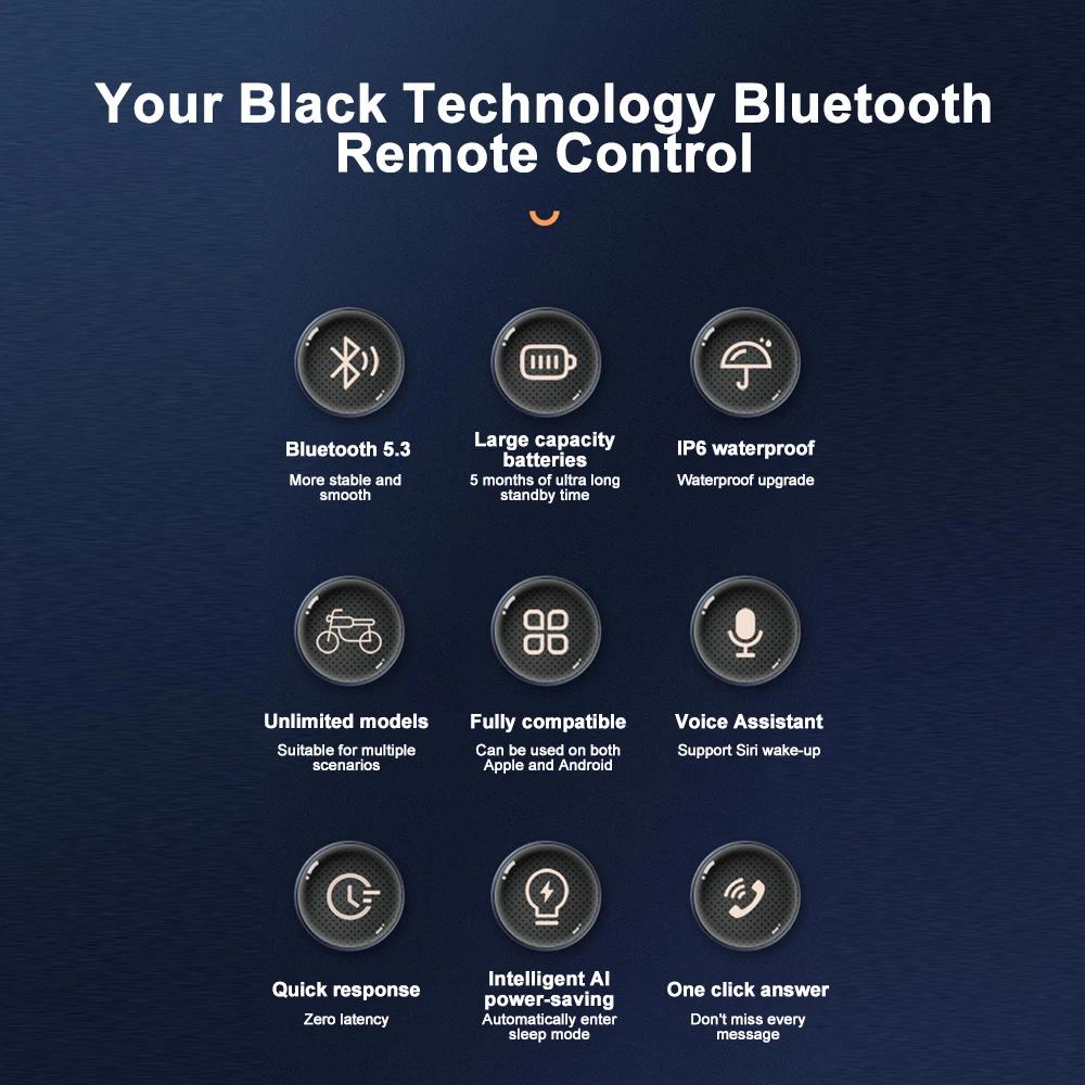 Мотоциклетный контроллер Bluetooth Беспроводное управление рулем Bluetooth Беспроводное управление мультимедиа Универсальные аксессуары