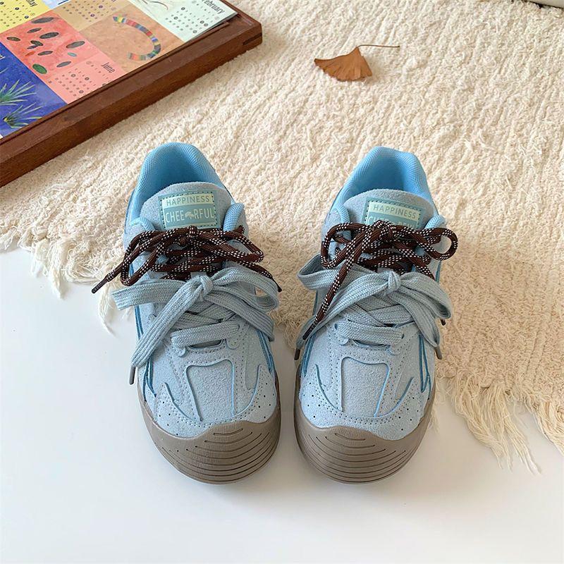 Mint Green Niche Thick Baseplate Shoes Women's Summer New Muffin Sole Retro Women's Shoes Versatile Casual Shoes