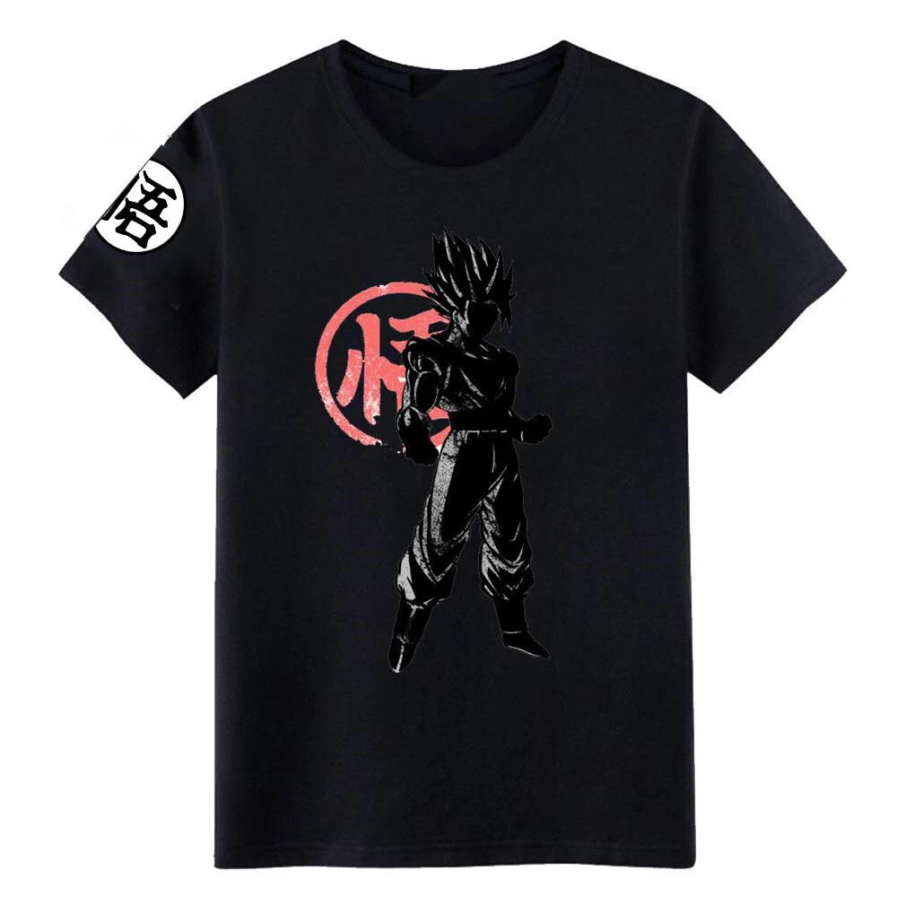 Dragonball Z Cosplay Anime Manga T-Shirt Tee Costumes Black Polyester