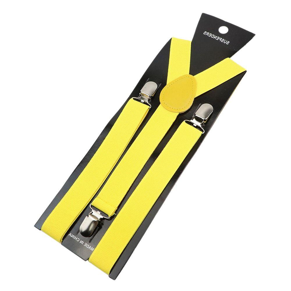 Y Back Style Men Women Leather Unisex Suspenders Elastic Adjustable Straps Suspenders Braces