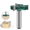 T-Shaped Router Bit Bottom-Cleaning Slotted Three-Edged Slotted Knife Woodworking Milling Cutter Alloy Mill 12mm 1/2in Shank