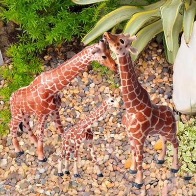 Фигурка жирафа из 3 предметов, развивающая игрушка, развивающая воображение и творчество, животные