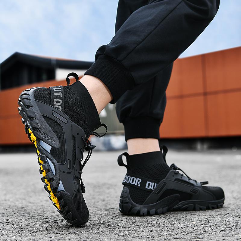 Мужские акваобувь, нескользящие мужские кроссовки, обувь для горного туризма, быстросохнущие акваобувь, мягкие мужские повседневные кроссовки, размер 38-48