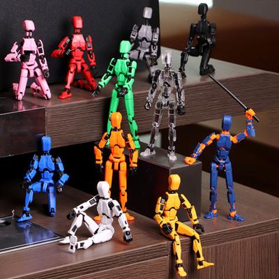 36987 Наборы 3D-печатных фигурок роботов с аксессуарами, многосочлененная подвижная модель робота, шарнирный манекен