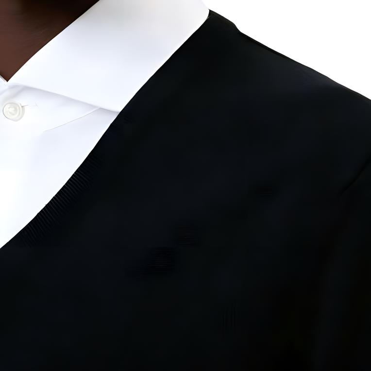 HUGO BOSS Sweaters Men's Black V-neck Moderate Other 50455970-001