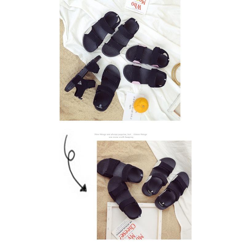 Пляжная обувь большого размера на плоской подошве для студентов, повседневные сандалии для отдыха на море, лето