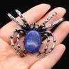 Women Brooch Natural Stone Spider-Shaped Pendant For Jewelry Making DIY Necklace Bracelet Clothes Shirts Accessory