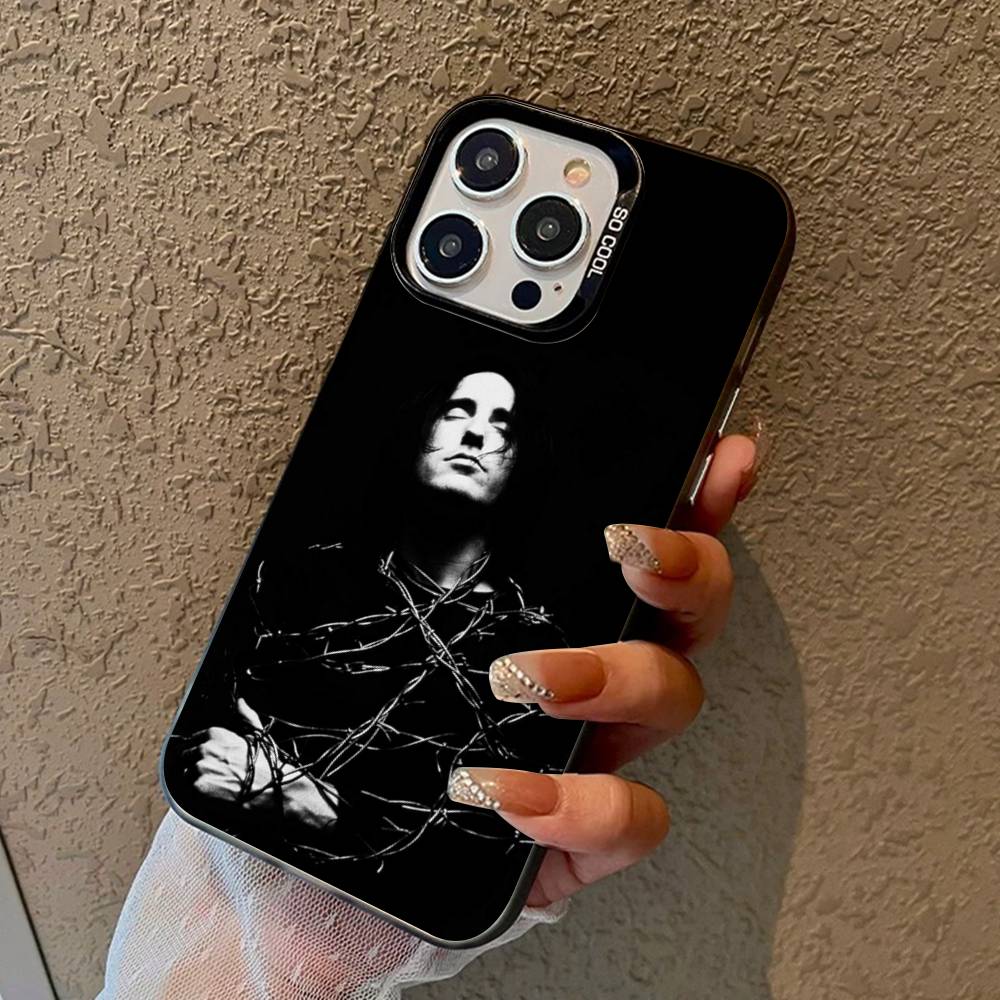 Промышленный Рок Группа Nine Inch Nails Для IPhone 17 16 15 14 13 12 11 Pro Max Plus Матовый Цветной Задний Чехол для Телефона