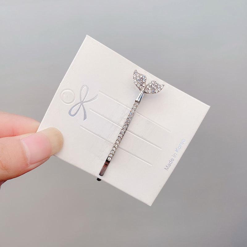 5 шт., металлические заколки для волос с блестящими стразами для женщин, модные простые золотые, серебряные заколки для волос, аксессуары для волос для девочек, заколки, ювелирные изделия