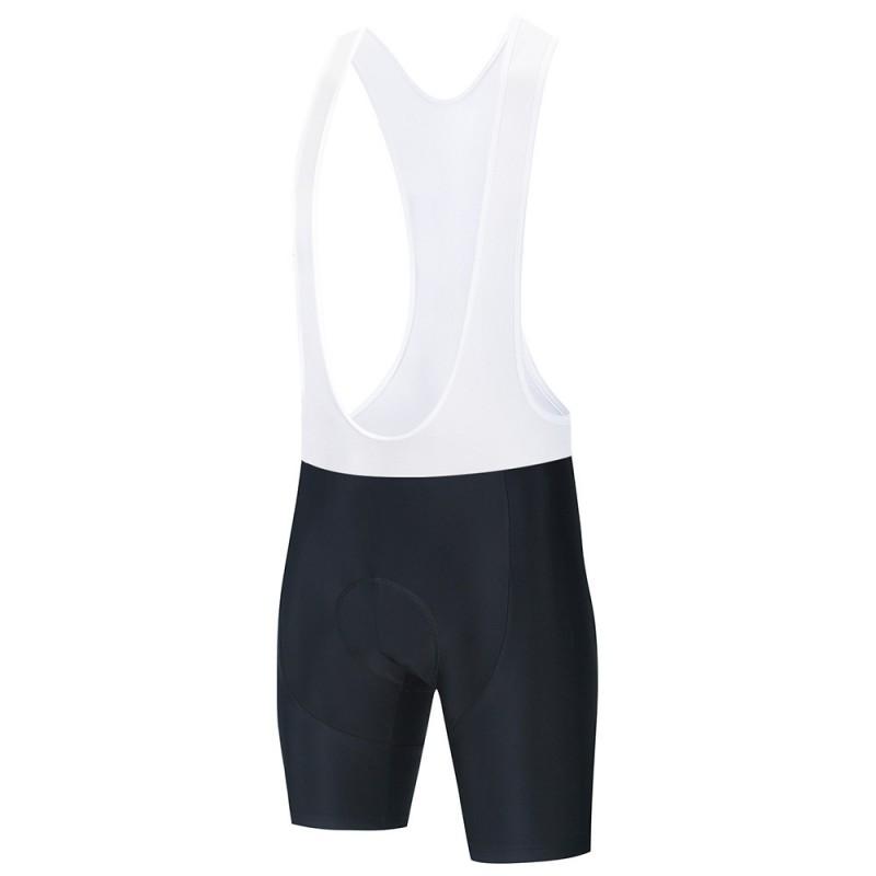 Mens Cycling Bib Shorts Elastic Waistband Solid Color Performance Bike Pants Ride